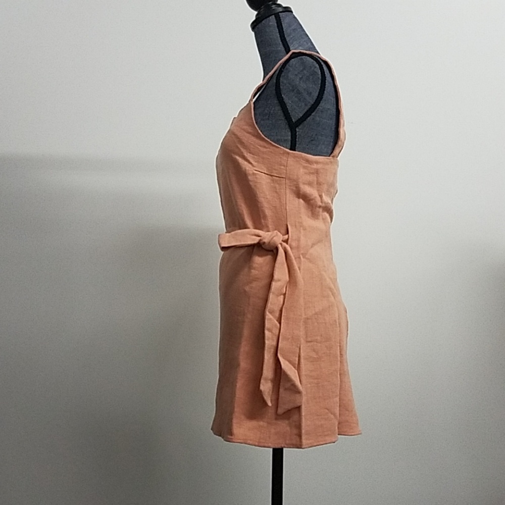 Tie wrap mini dress - Picture 3 of 6
